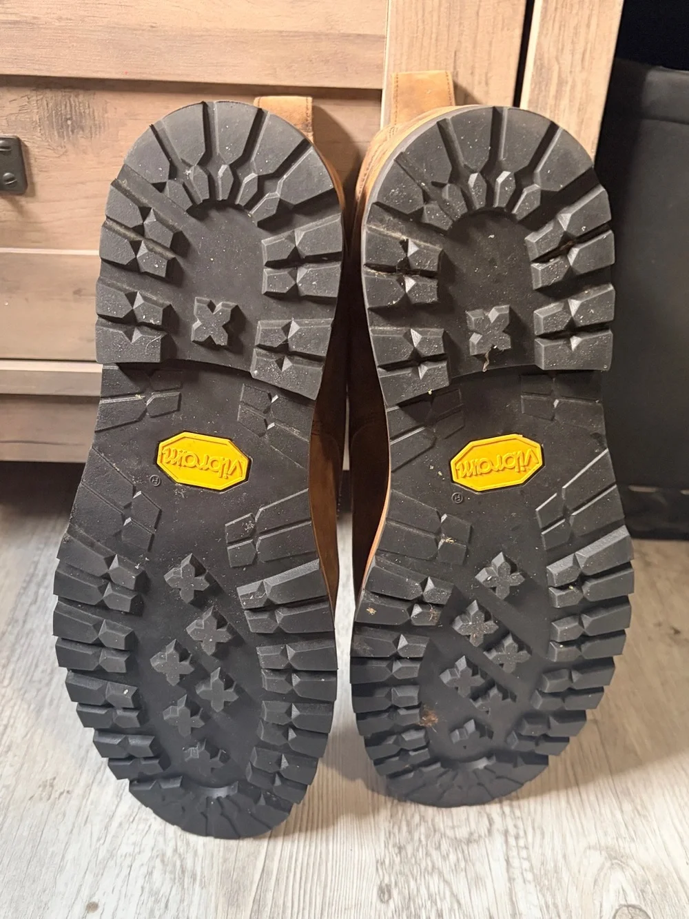 Taylor Stitch Moto Boots with Black Vibram Soles
